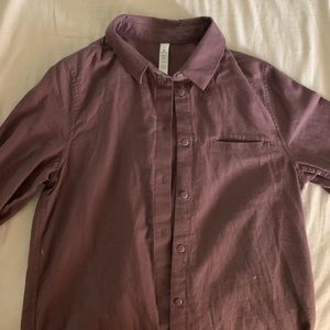 lulu lemon purple button up